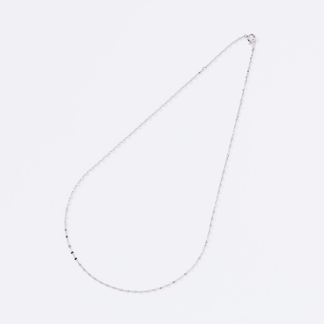 【受注生産品】＜NEW＞Pt850ペタルチェーンネックレス