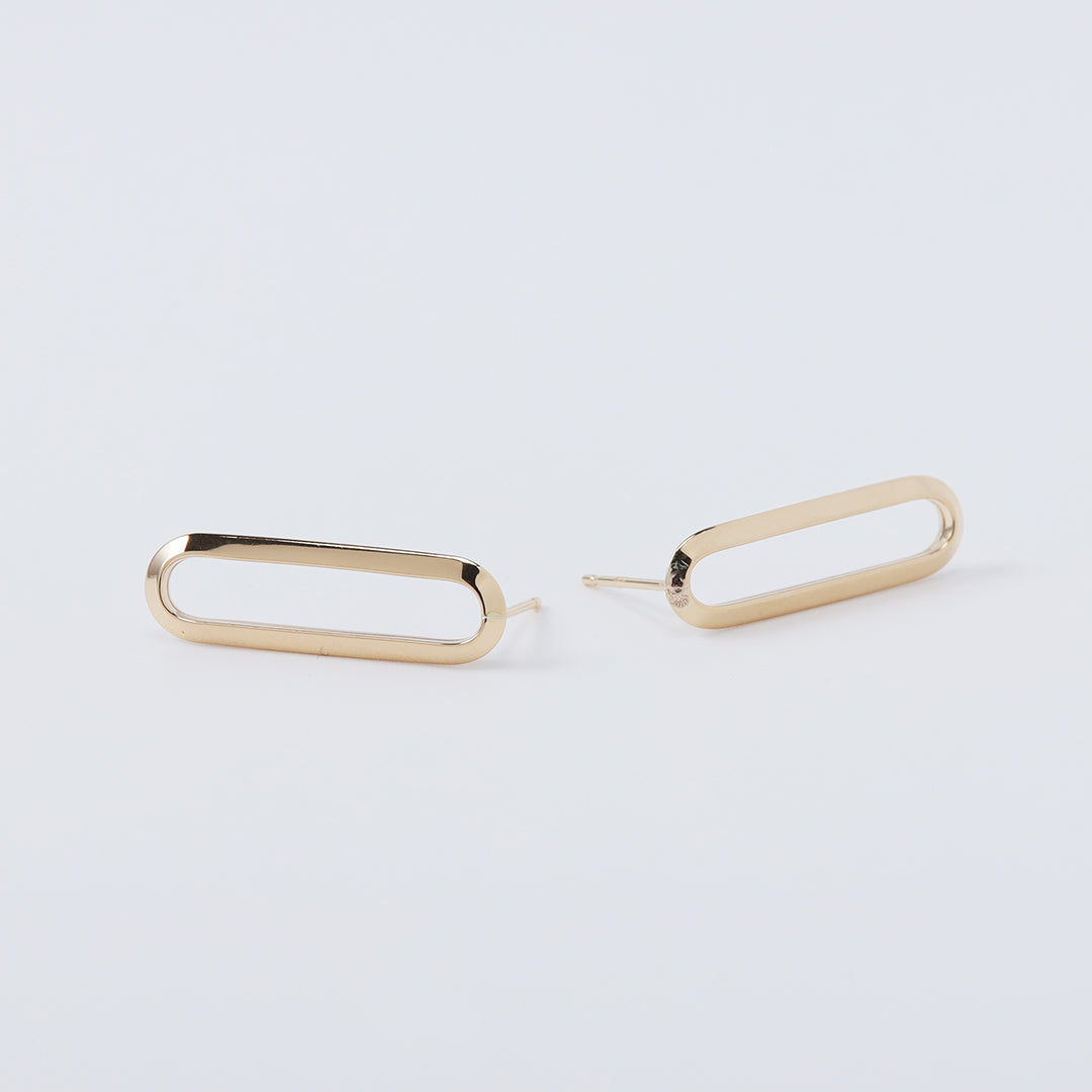 ＜NEW＞K18ロングクリップピアス1コマ