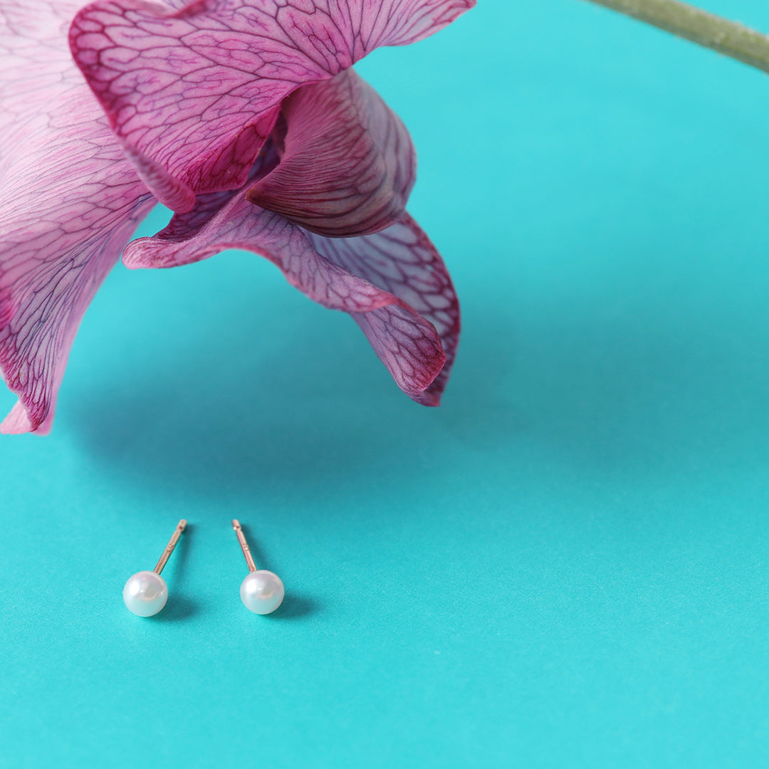 ＜NEW＞K18アコヤベビーパールピアス