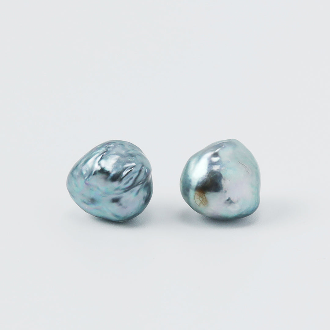 <NEW>【一点物】K18アコヤナチュラルピアスA