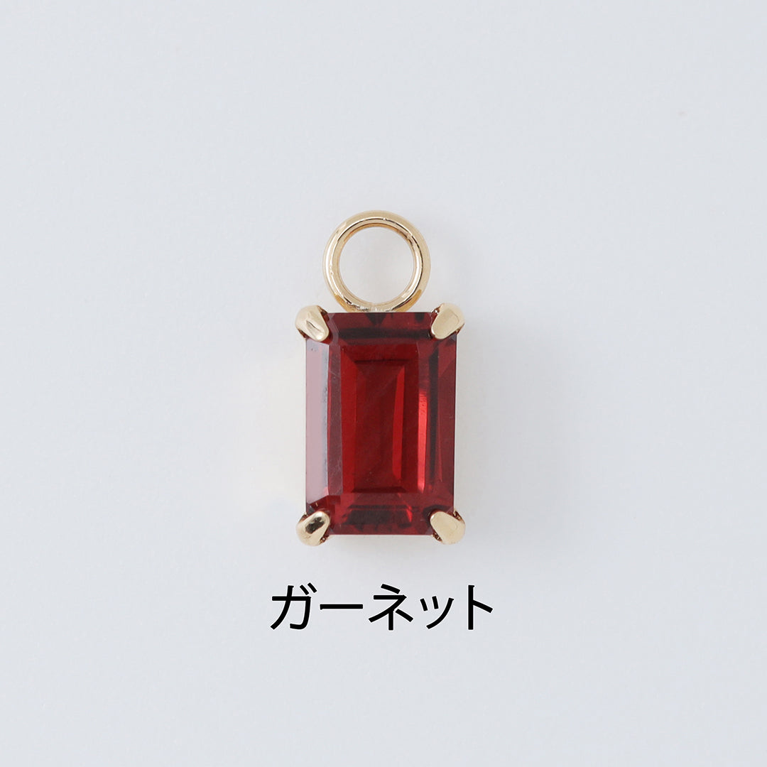 ＜NEW＞【受注生産品】K18誕生石チャーム(片耳)