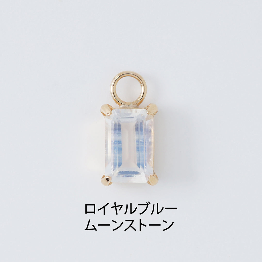 ＜NEW＞【受注生産品】K18誕生石チャーム(片耳)