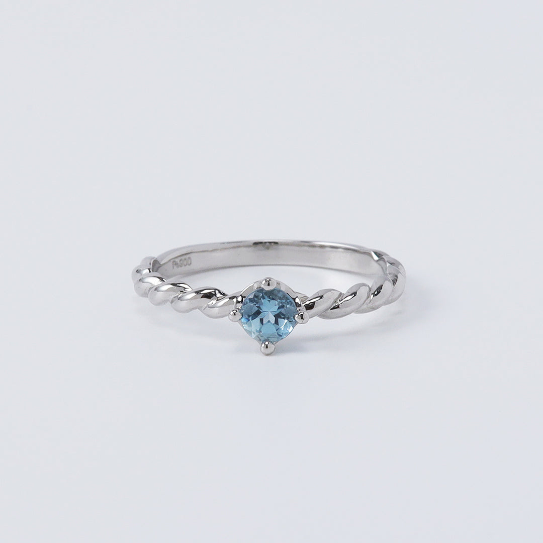 Pt900天然アクアマリンリング2.15ct Pt900天然アクアマリンリング2.15ct