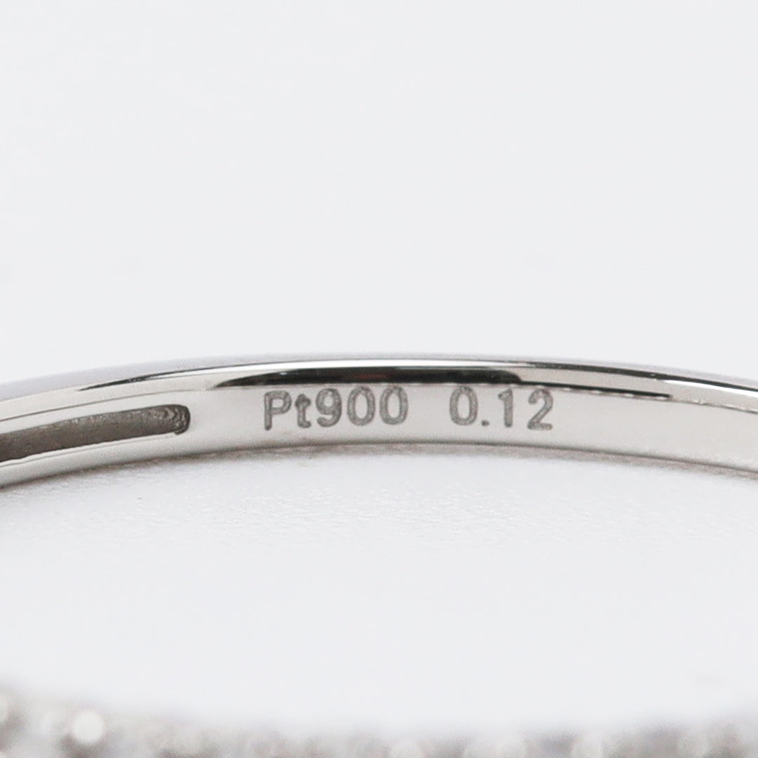＜NEW＞【受注生産品】Pt900ハーフエタニティリング(1㎜)9号～16号