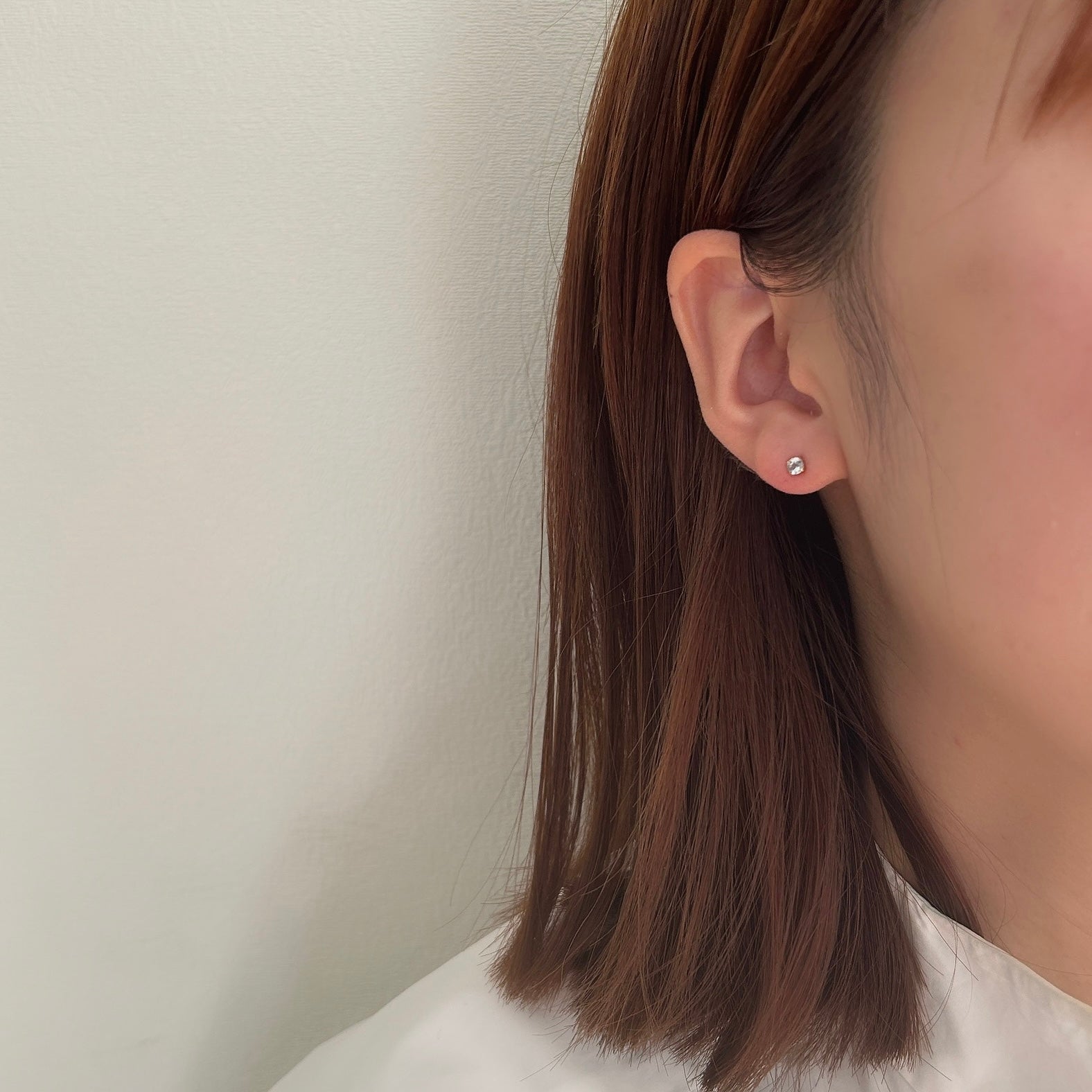 ＜NEW＞K18アクアマリンピアス