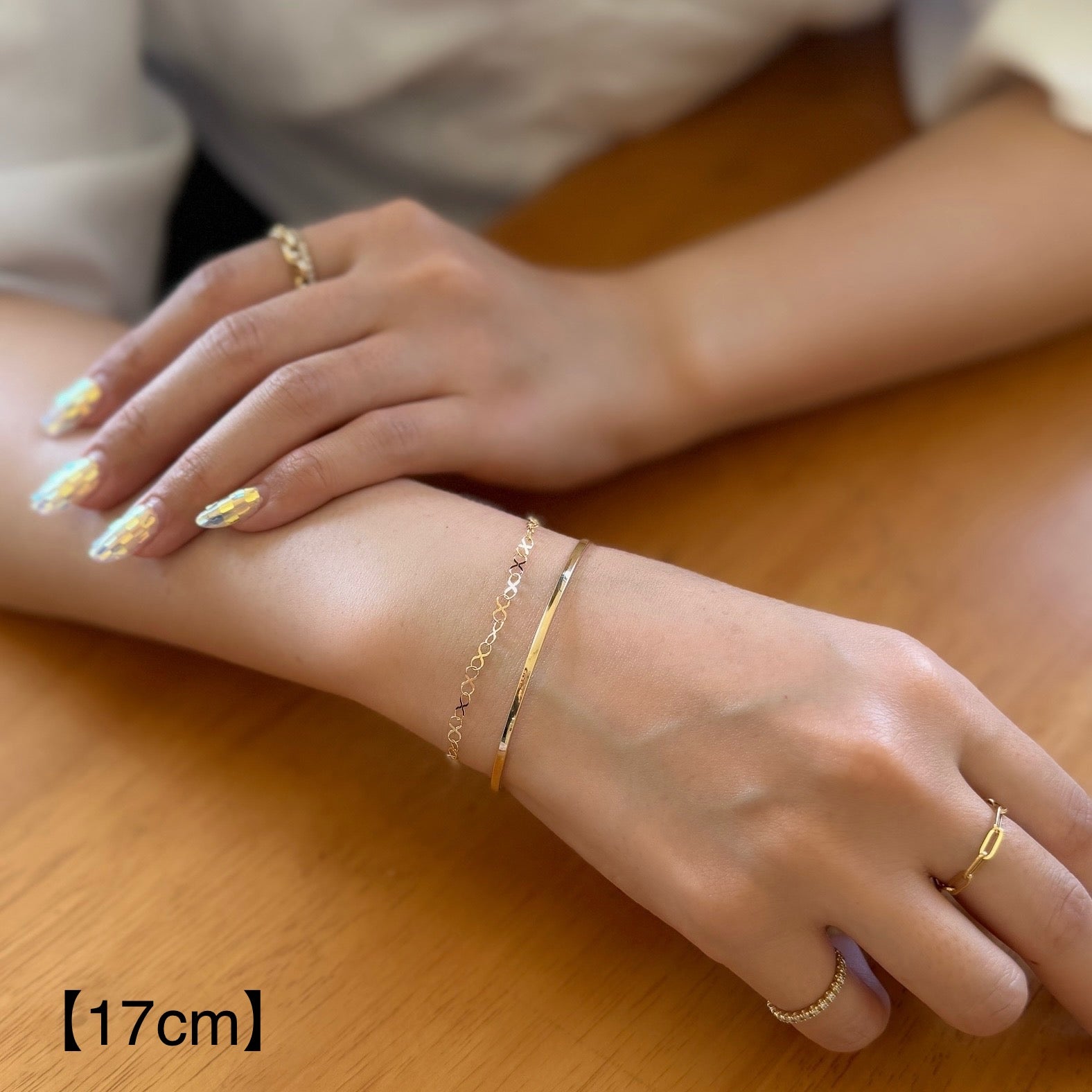 ＜NEW＞【受注生産品】K18中空バングル